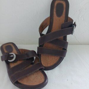 B.O.C. C35506 Women's Brown Sandals SZ 9M/40.5